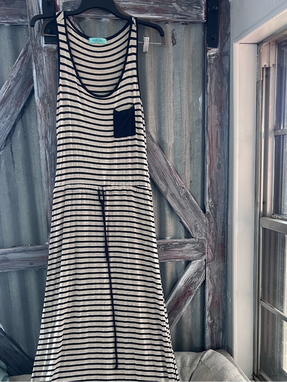 Chris & Carol - Striped Long Dress - Small